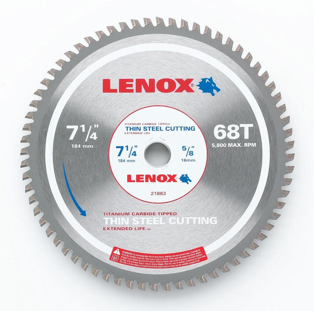 7-1/4&#34; 68TPI Thin-Steel Circular Saw Blade<span class=' ItemWarning' style='display:block;'>Item is usually in stock, but we&#39;ll be in touch if there&#39;s a problem<br /></span>