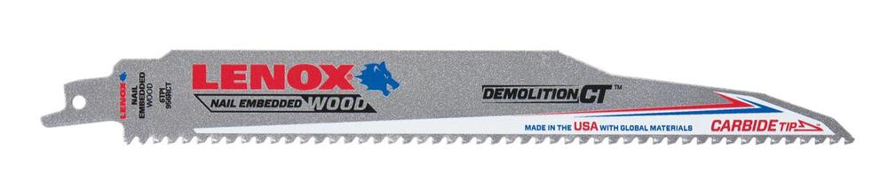 9&#34;x1&#34; 6TPI Demolition Carbide Tipped Nail Embedded Recip 1 pk<span class=' ItemWarning' style='display:block;'>Item is usually in stock, but we&#39;ll be in touch if there&#39;s a problem<br /></span>