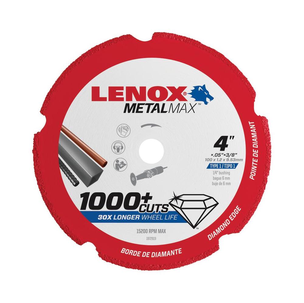 Metal Max 4&#34; x 3/8&#34; Die Grinder Diamond Cut Off Wheel<span class=' ItemWarning' style='display:block;'>Item is usually in stock, but we&#39;ll be in touch if there&#39;s a problem<br /></span>