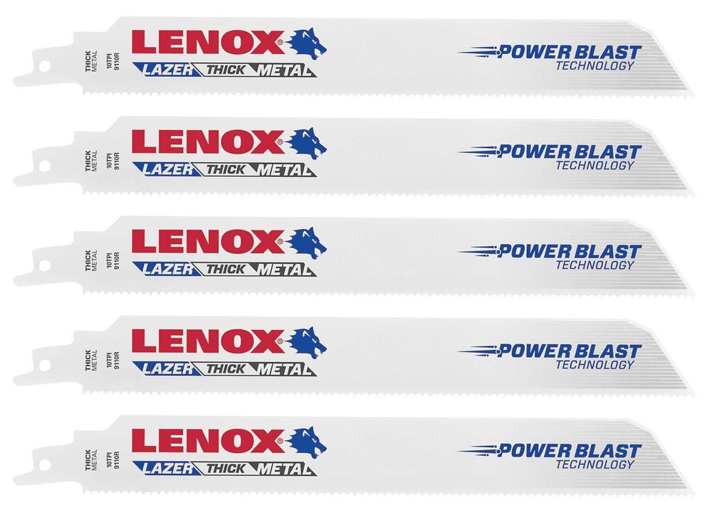 9&#34;x1&#34; 10TPI LAZER Heavy Metal (3/16&#34; - 1/2&#34;) Recip 5 pk<span class=' ItemWarning' style='display:block;'>Item is usually in stock, but we&#39;ll be in touch if there&#39;s a problem<br /></span>