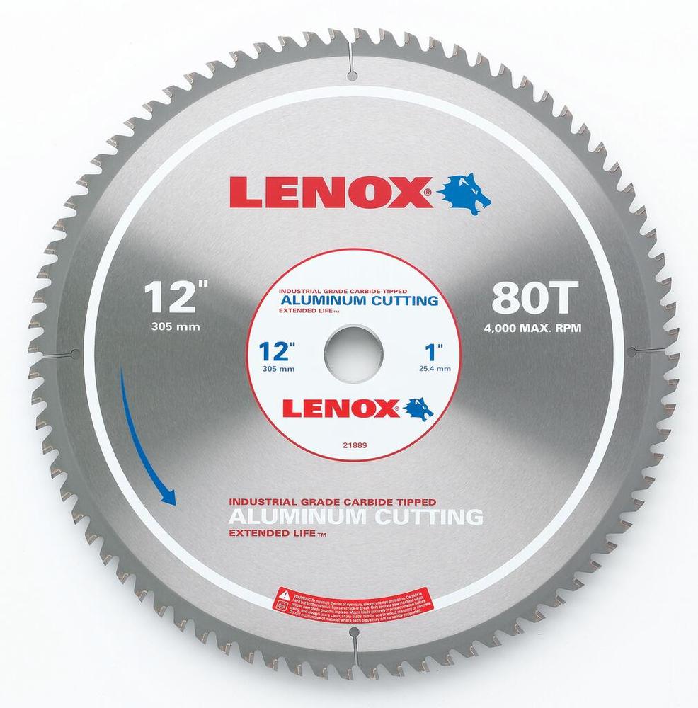 12&#34; 80TPI Aluminum Circular Saw Blade<span class=' ItemWarning' style='display:block;'>Item is usually in stock, but we&#39;ll be in touch if there&#39;s a problem<br /></span>