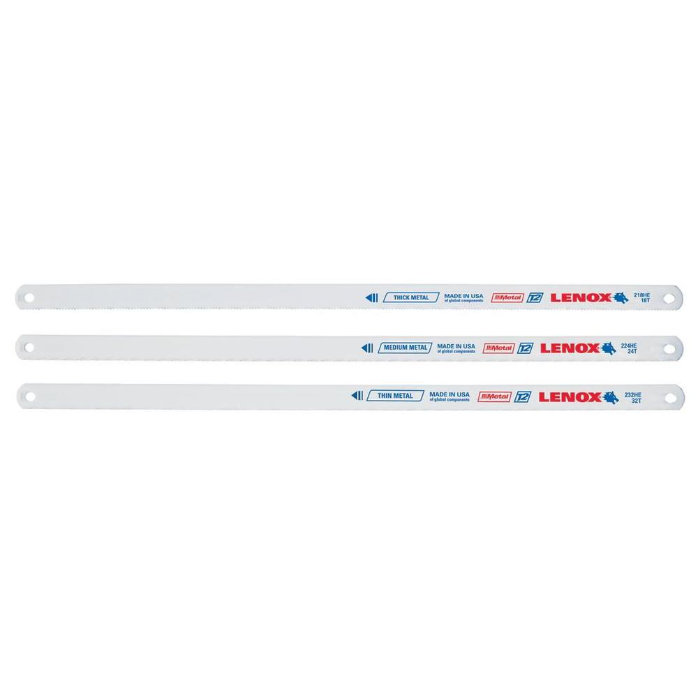 3pc 12&#34;Assorted Hack Saw Blade Set<span class=' ItemWarning' style='display:block;'>Item is usually in stock, but we&#39;ll be in touch if there&#39;s a problem<br /></span>