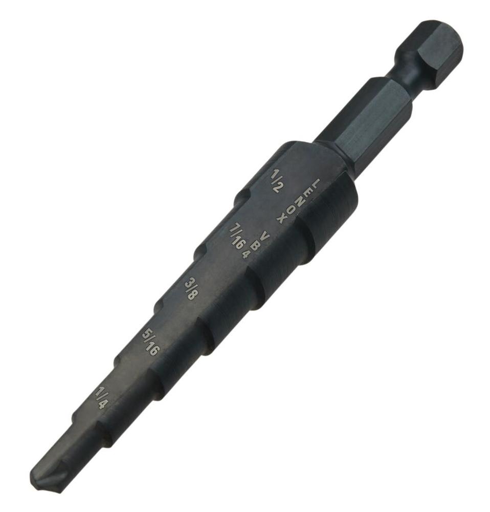 Vari-Bit Step Drilling #4-3/16&#34; 1/2&#34; 6 Sizes<span class=' ItemWarning' style='display:block;'>Item is usually in stock, but we&#39;ll be in touch if there&#39;s a problem<br /></span>