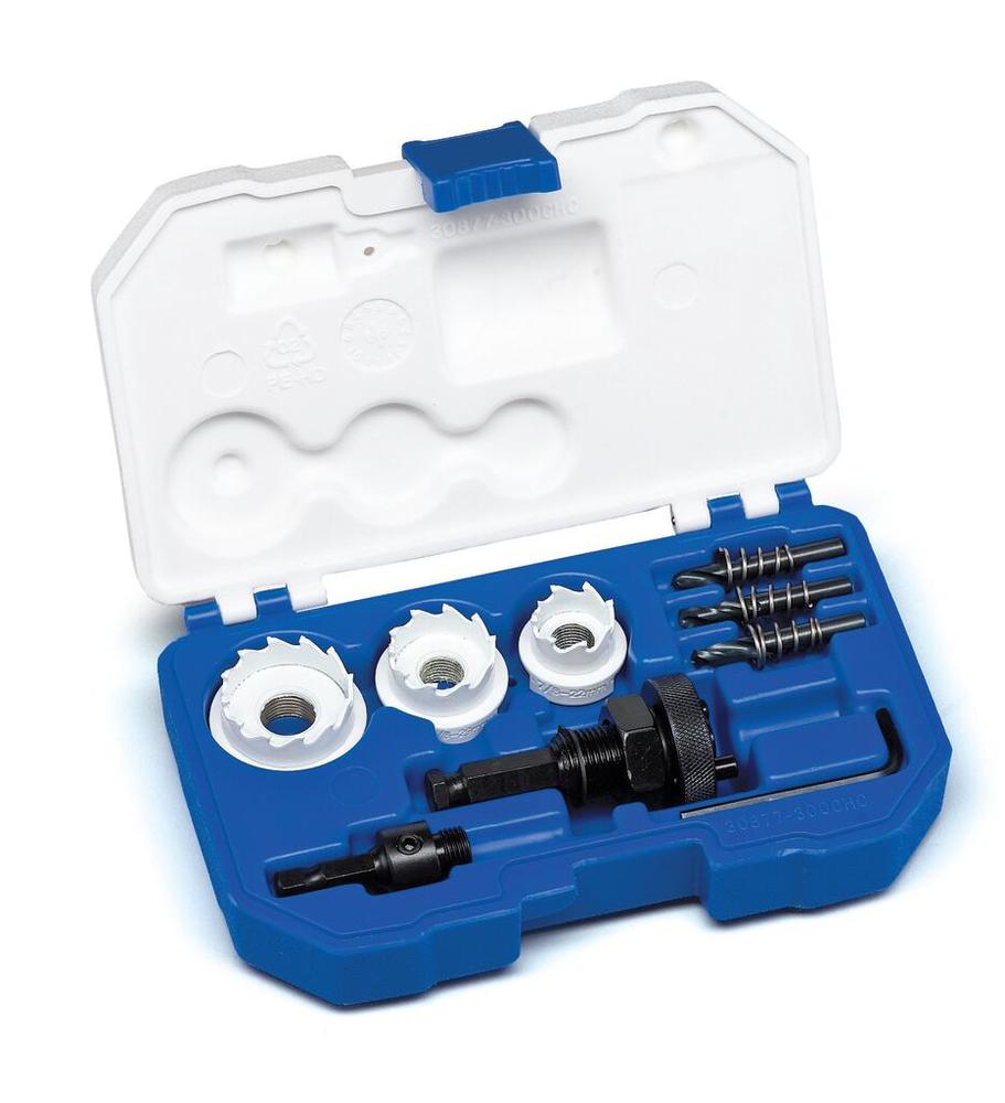 12pc Electricians Carbide Tipped Hole Cutter Set<span class=' ItemWarning' style='display:block;'>Item is usually in stock, but we&#39;ll be in touch if there&#39;s a problem<br /></span>