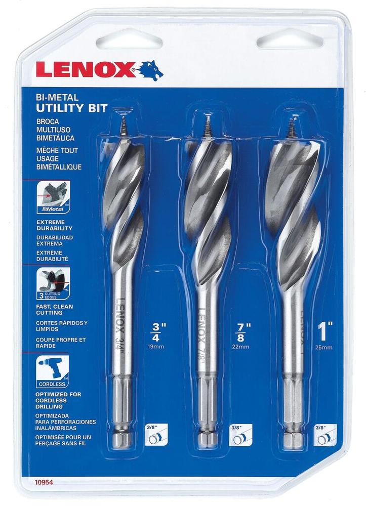 3pc Bi-Metal Utility Bit Set<span class=' ItemWarning' style='display:block;'>Item is usually in stock, but we&#39;ll be in touch if there&#39;s a problem<br /></span>