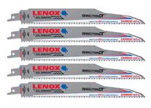 Lenox 1832144 - 9"x1" 6TPI Demolition Carbide Tipped Nail Embedded Recip 5 pk