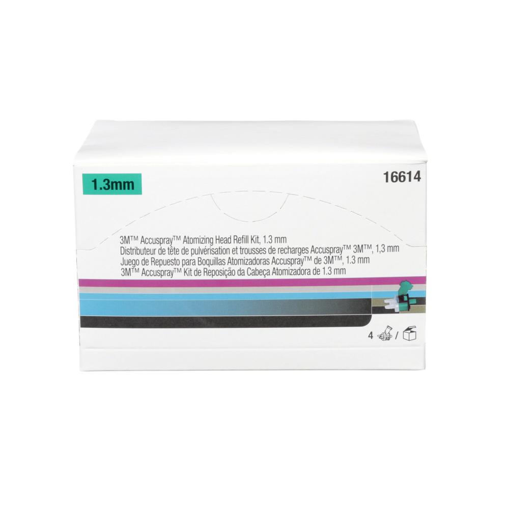 3M Accuspray Atomizing Heads, 16614, green, 1.3 mm<span class=' ItemWarning' style='display:block;'>Item is usually in stock, but we&#39;ll be in touch if there&#39;s a problem<br /></span>