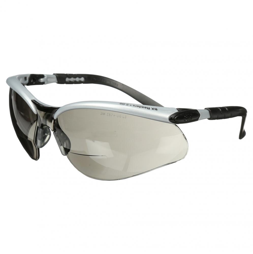 3M BX Reader Protective Eyewear, 11377-00000-20, grey lens, silver frame, +1.5 dioptre<span class=' ItemWarning' style='display:block;'>Item is usually in stock, but we&#39;ll be in touch if there&#39;s a problem<br /></span>