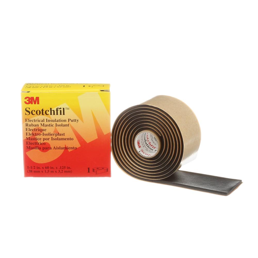 3M Scotchfil Electrical Insulation Putty, black, 1 1/2 in x 60 in (38.1 mm x 152.4 cm)<span class=' ItemWarning' style='display:block;'>Item is usually in stock, but we&#39;ll be in touch if there&#39;s a problem<br /></span>