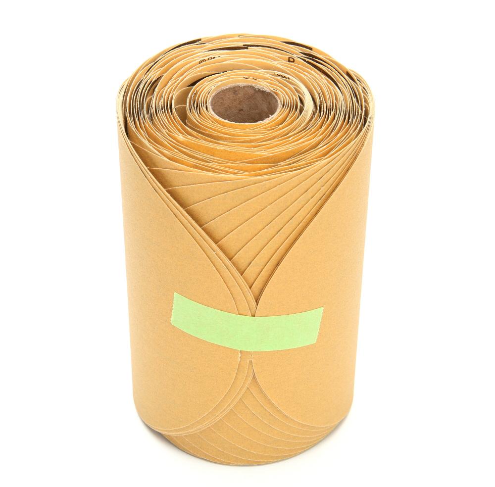 3M Stikit Gold Paper Disc Roll, 216U, P180, 6 in x NH (152.4 mm x NH), 175 discs per roll<span class=' ItemWarning' style='display:block;'>Item is usually in stock, but we&#39;ll be in touch if there&#39;s a problem<br /></span>