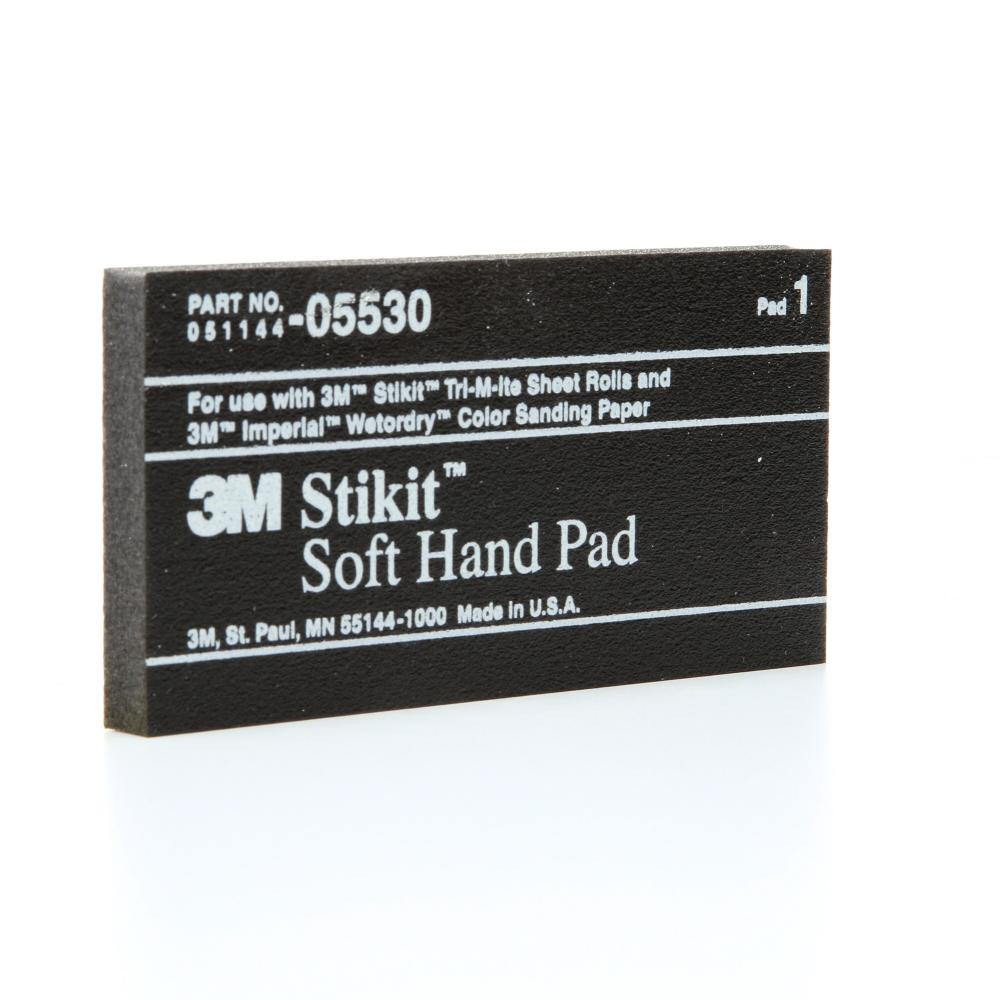 3M Stikit Soft Hand Pad, 05530, 2 3/4 in x 5 1/2 in x 3/8 in (7 cm x 13.97 cm x 0.95 cm)<span class=' ItemWarning' style='display:block;'>Item is usually in stock, but we&#39;ll be in touch if there&#39;s a problem<br /></span>