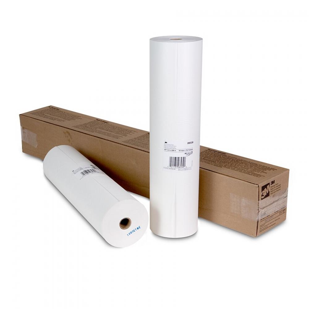 3M White Masking Paper, 06539, 18 in x 750 ft (457.2 mm x 228.6 m)<span class=' ItemWarning' style='display:block;'>Item is usually in stock, but we&#39;ll be in touch if there&#39;s a problem<br /></span>