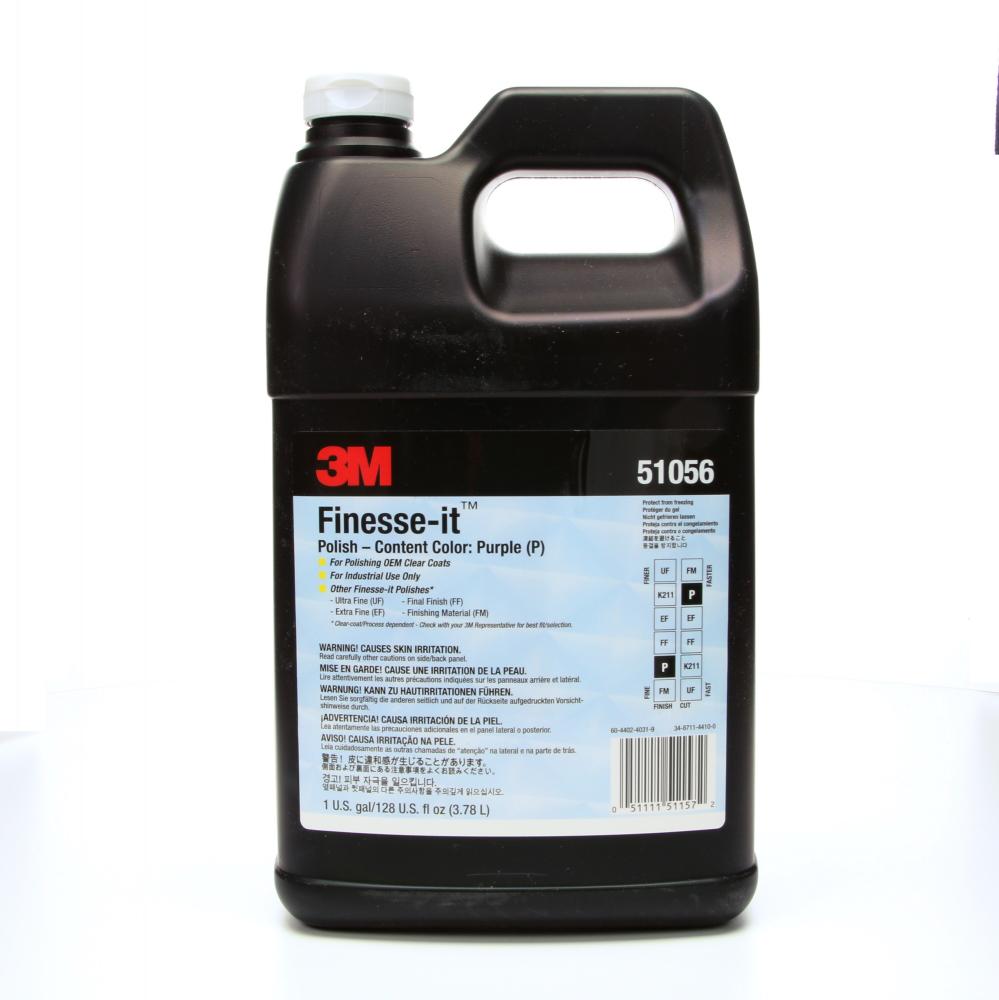 3M Finesse-it Polish, 51056, purple, 1 gal (3.8 L)<span class=' ItemWarning' style='display:block;'>Item is usually in stock, but we&#39;ll be in touch if there&#39;s a problem<br /></span>