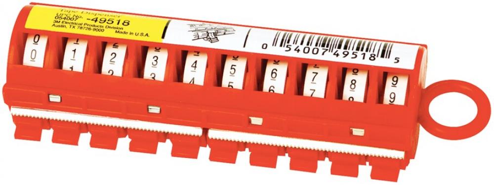 3M ScotchCode Wire Marker Tape Dispenser, STD-0-9X, filled<span class=' ItemWarning' style='display:block;'>Item is usually in stock, but we&#39;ll be in touch if there&#39;s a problem<br /></span>