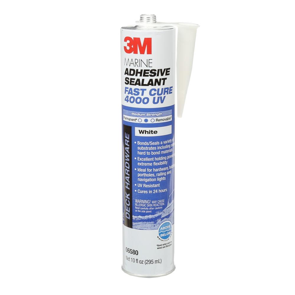 3M&trade; Hybrid Adhesive Sealant Fast Cure 4000 UV White, PN06580, 1/10 Gallon Cartridge, 12 per c<span class=' ItemWarning' style='display:block;'>Item is usually in stock, but we&#39;ll be in touch if there&#39;s a problem<br /></span>