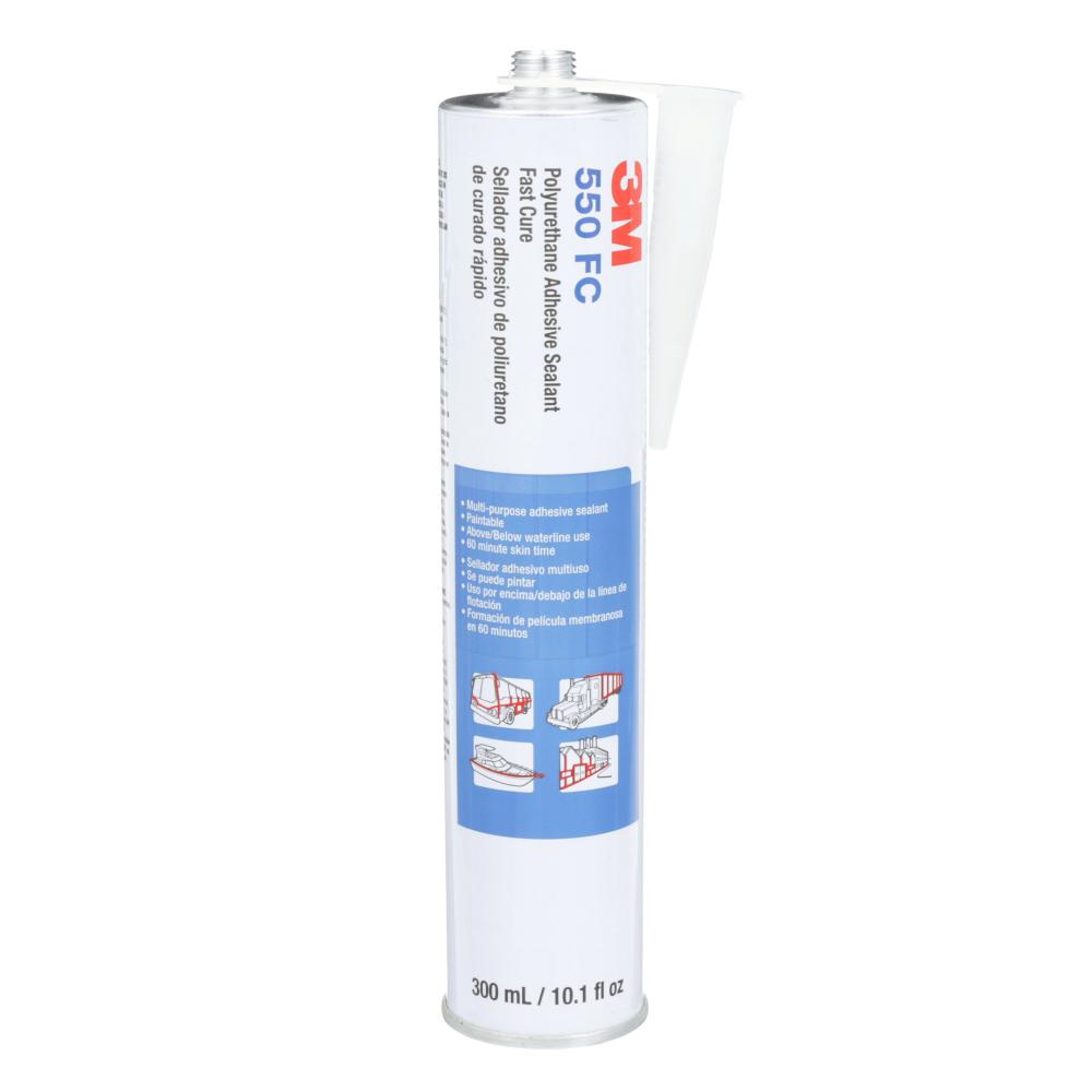 3M&trade; Polyurethane Adhesive Sealant Fast Cure, 550FC, white, 10.5 oz (310.53 ml) cartridge<span class=' ItemWarning' style='display:block;'>Item is usually in stock, but we&#39;ll be in touch if there&#39;s a problem<br /></span>