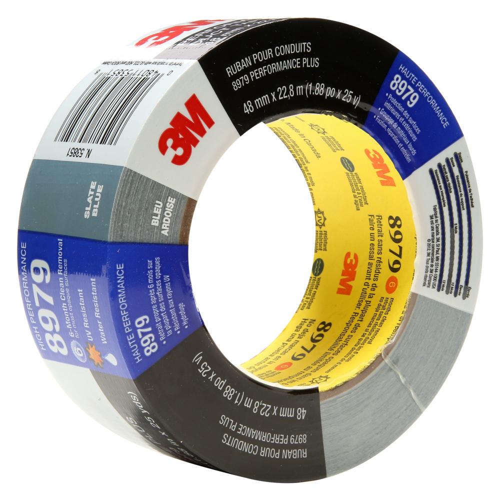 3M&trade; Performance Plus Duct Tape, 8979, slate blue, 96 mm x 54.8 m<span class=' ItemWarning' style='display:block;'>Item is usually in stock, but we&#39;ll be in touch if there&#39;s a problem<br /></span>