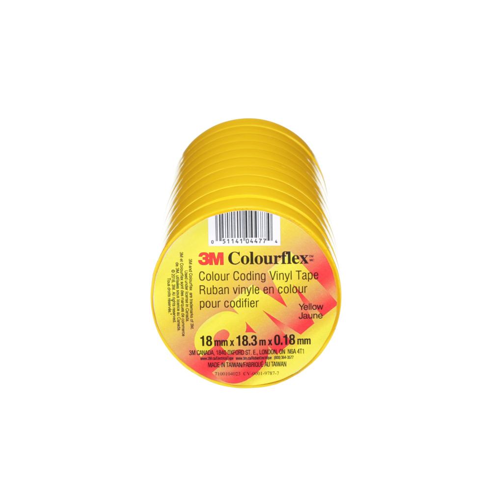 Colourflex Tape Yellow 3/4 in x 60 FT<span class=' ItemWarning' style='display:block;'>Item is usually in stock, but we&#39;ll be in touch if there&#39;s a problem<br /></span>