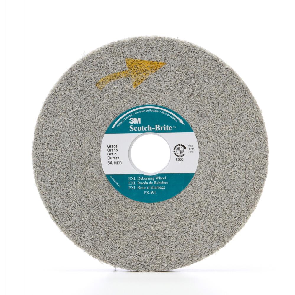 Scotch-Brite EXL Deburring Wheel, XL-WL, MED, 10 in x 2 in x 5 in (25.4 cm x 5.08 cm x 12.7 cm)<span class=' ItemWarning' style='display:block;'>Item is usually in stock, but we&#39;ll be in touch if there&#39;s a problem<br /></span>