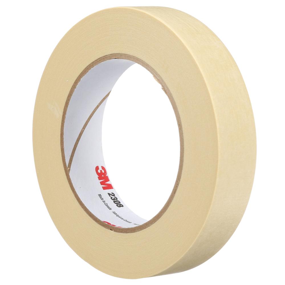 Scotch® Masking Tape, 2308, tan, 5.3 mil (0.13 mm), 0.94 in x 60 yd (24 mm x 55 m)<span class=' ItemWarning' style='display:block;'>Item is usually in stock, but we&#39;ll be in touch if there&#39;s a problem<br /></span>