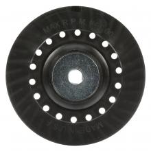 3M AB04999 - 3M Fibre Disc Back-Up Pad With Retainer Nut, PP5006MSSH, black, 6 in x 5/8-11 in (152.4 mm)