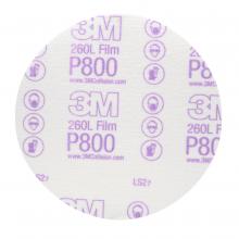 3M 00970 - 3M Hookit Finishing Film Disc, 260L, 00970, P800, 6 in (15.24 cm)