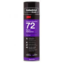 3M 72 - 3M Pressure Sensitive Spray Adhesive, 72, blue, 24 oz. (709.8 ml)