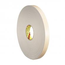 3M T4496W-1X36 - 3M Double Coated Polyethylene Foam Tape, 4496, white, 1.0 in x 36.0 yd (2.5 cm x 32.9 m), bulk