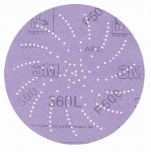 3M AB20801 - 3M™ Hookit™ Clean Sanding Disc 360L, 20801, 6 in P320, 100 per inner 500 per case