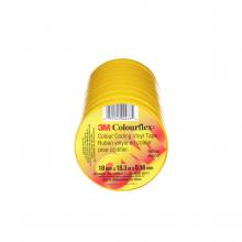 3M COLOURFLEX-YLW - Colourflex Tape Yellow 3/4 in x 60 FT