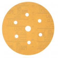 3M 01080 - 3M Hookit Dust Free Gold Disc, 236U, 01080, P150, C-weight, 6 in x 5/8 in (15.24 cm x 1.5 cm)