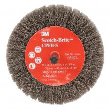 3M 05974 - Scotch-Brite Cut and Polish Flap Brush, A MED, 3 in x 1-3/4 in x 1/4 in