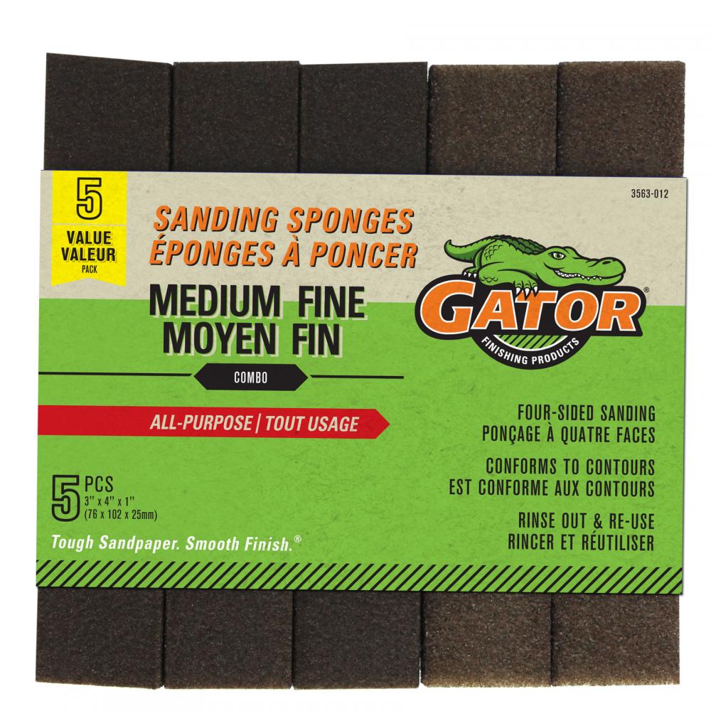 GTR 4X5PK 3X4 SAND SPONGE MED/FIN#<span class=' ItemWarning' style='display:block;'>Item is usually in stock, but we&#39;ll be in touch if there&#39;s a problem<br /></span>