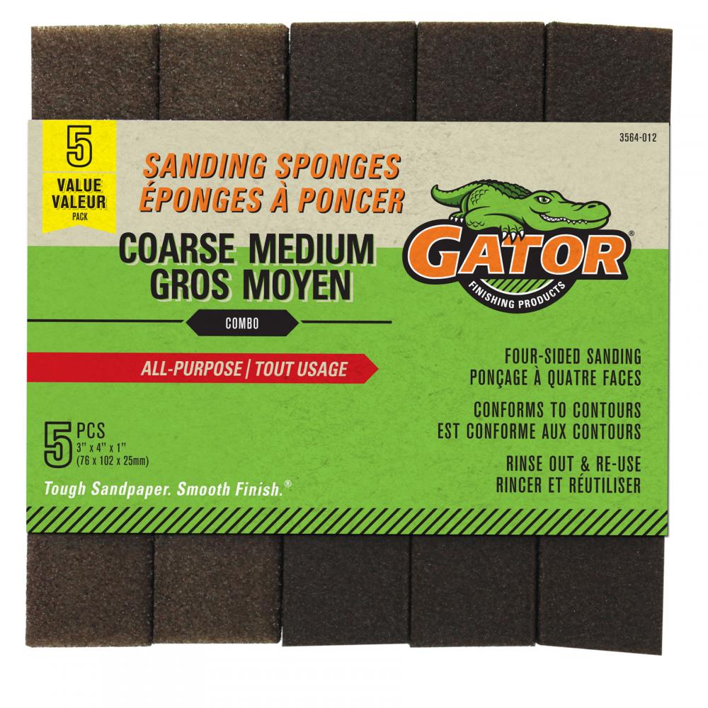 GTR 4X5PK 3X4 SAND SPONGE CRS/MED#<span class=' ItemWarning' style='display:block;'>Item is usually in stock, but we&#39;ll be in touch if there&#39;s a problem<br /></span>