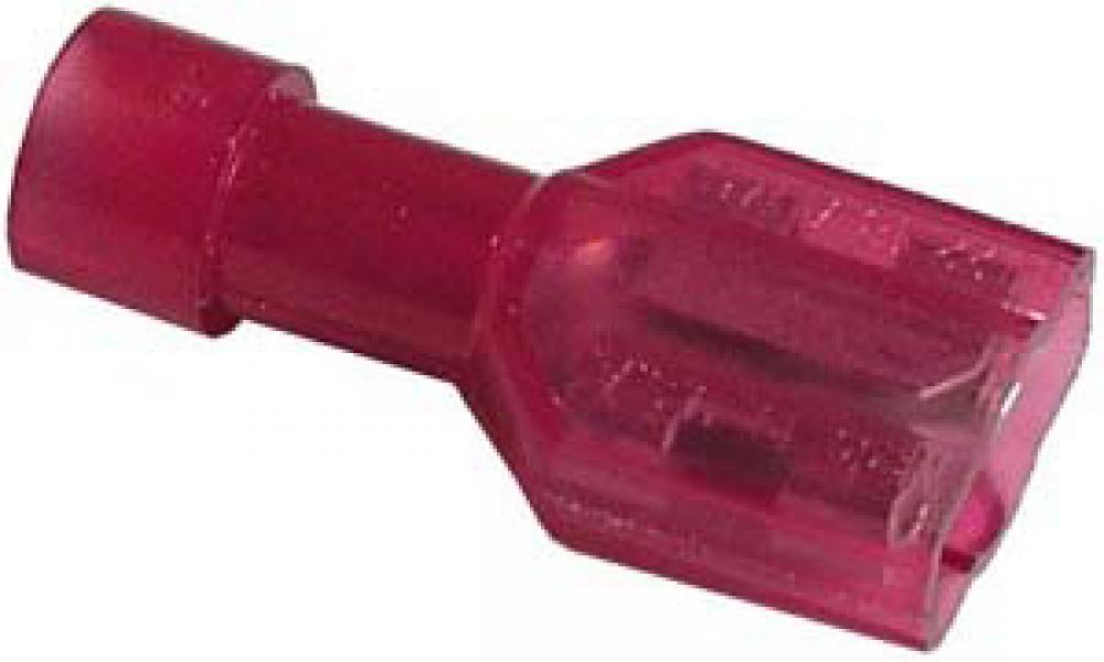 22-18GA FEMALE DOUBLE BUMP QUICK CONNECTORS - RED<span class=' ItemWarning' style='display:block;'>Item is usually in stock, but we&#39;ll be in touch if there&#39;s a problem<br /></span>