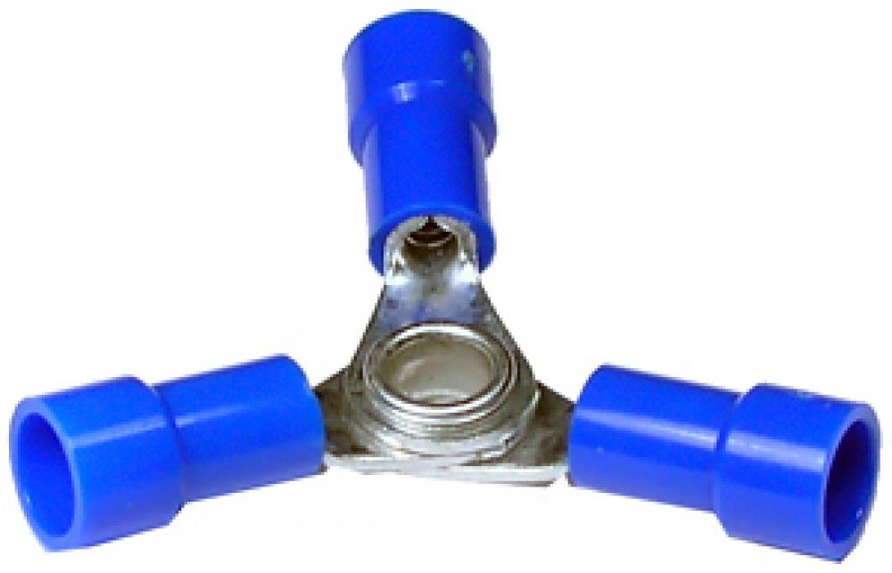 16-14GA 3-WAY CONNECTORS - BLUE<span class=' ItemWarning' style='display:block;'>Item is usually in stock, but we&#39;ll be in touch if there&#39;s a problem<br /></span>