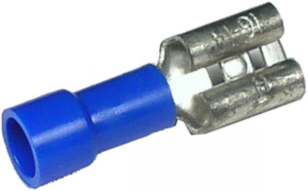 16-14GA .110 FEMALE QUICK CONNECTORS - BLUE<span class=' ItemWarning' style='display:block;'>Item is usually in stock, but we&#39;ll be in touch if there&#39;s a problem<br /></span>