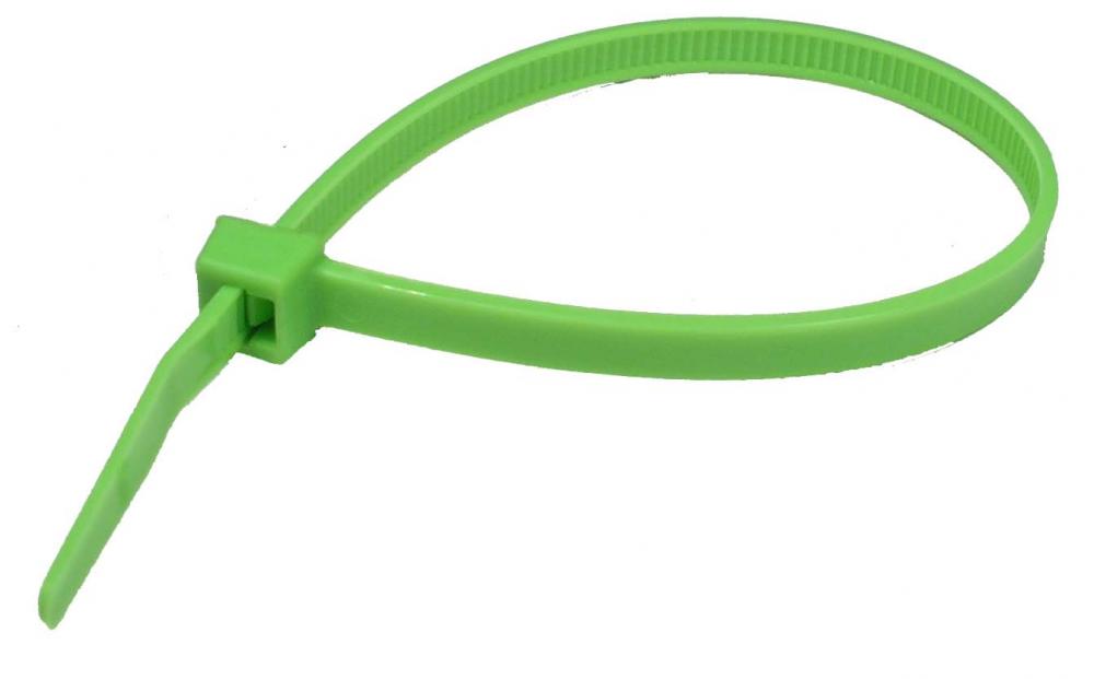 7.5&#34; STANDARD 50 LB. CABLE TIES - NEON GREEN<span class=' ItemWarning' style='display:block;'>Item is usually in stock, but we&#39;ll be in touch if there&#39;s a problem<br /></span>