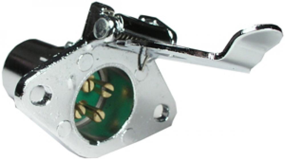 4 POLE SOCKET TRAILER CONNECTOR<span class=' ItemWarning' style='display:block;'>Item is usually in stock, but we&#39;ll be in touch if there&#39;s a problem<br /></span>