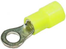 PICO 1906-CP - 12-10GA 1/4" RING CONNECTORS - YELLOW