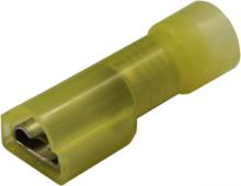 PICO 2265-14 - 12-10GA FEMALE SINGLE BUMP QUICK CONNECTORS - YELLOW