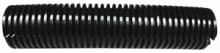 PICO 5161-26 - 3/8" HIGH TEMPERATURE NYLON CONVOLUTED SPLIT LOOM - BLACK W/ GREY STRIPE