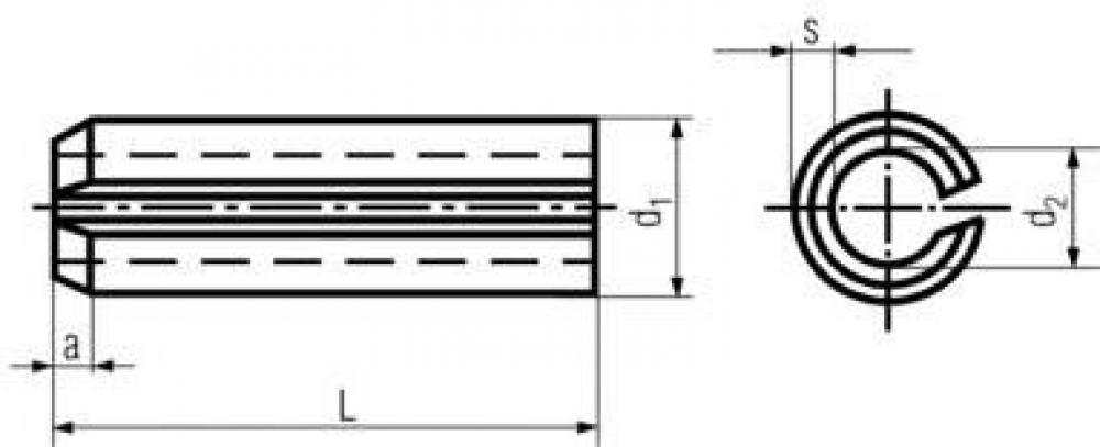 Heavy Duty Spring Pin (Rolled)1481 2x20<span class=' ItemWarning' style='display:block;'>Item is usually in stock, but we&#39;ll be in touch if there&#39;s a problem<br /></span>