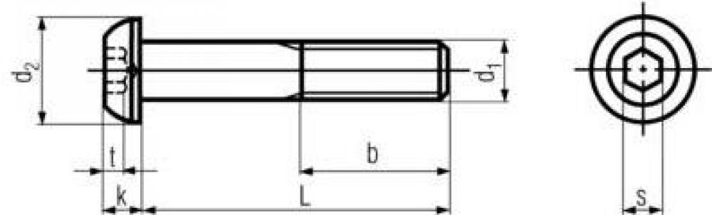 Stainless Button Head Cap Screw7380-A2 6x10<span class=' ItemWarning' style='display:block;'>Item is usually in stock, but we&#39;ll be in touch if there&#39;s a problem<br /></span>