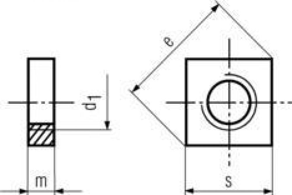 Square Thin Nut562-4 M3  Plain<span class=' ItemWarning' style='display:block;'>Item is usually in stock, but we&#39;ll be in touch if there&#39;s a problem<br /></span>