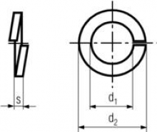 Fuller Fasteners W050-024-0000-A1 - Circlips for Shafts 6799 M8x1.0