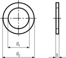 Fuller Fasteners W076-140-200-20 - 7603-C Cu A M14x20x2.0