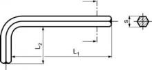 Fuller Fasteners S0K1-001-0000 - Hexagon Key for Socket Screw911 1mm