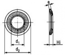 Fuller Fasteners W109-003-0008-A4 - Disk Spring Washer DS 23.0x8.2x0.7