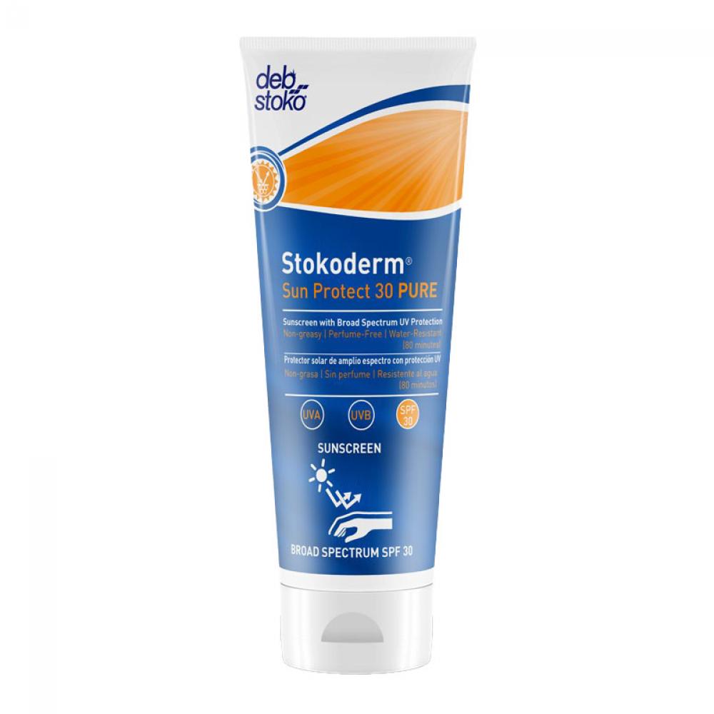 STOKODERM SUN PROTECT 30 PURE 1L<span class=' ItemWarning' style='display:block;'>Item is usually in stock, but we&#39;ll be in touch if there&#39;s a problem<br /></span>